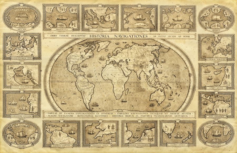 Фреска Карты мира
