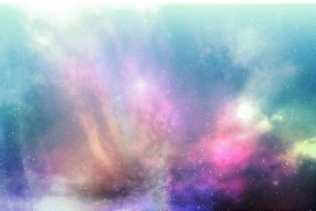 Фреска Абстракт разноцветный космос